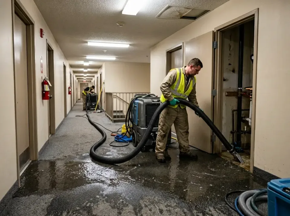 multi-unit-apartment-hallway-f-005 — frequently asked questions, Emergency Burst Pipe Water Extraction & Removal in Crest Hi…